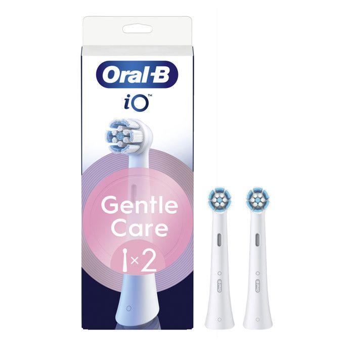 Oral-B Testine di Ricambio iO Series Gentle Care per Gengive Sensibili 2pz Bianco