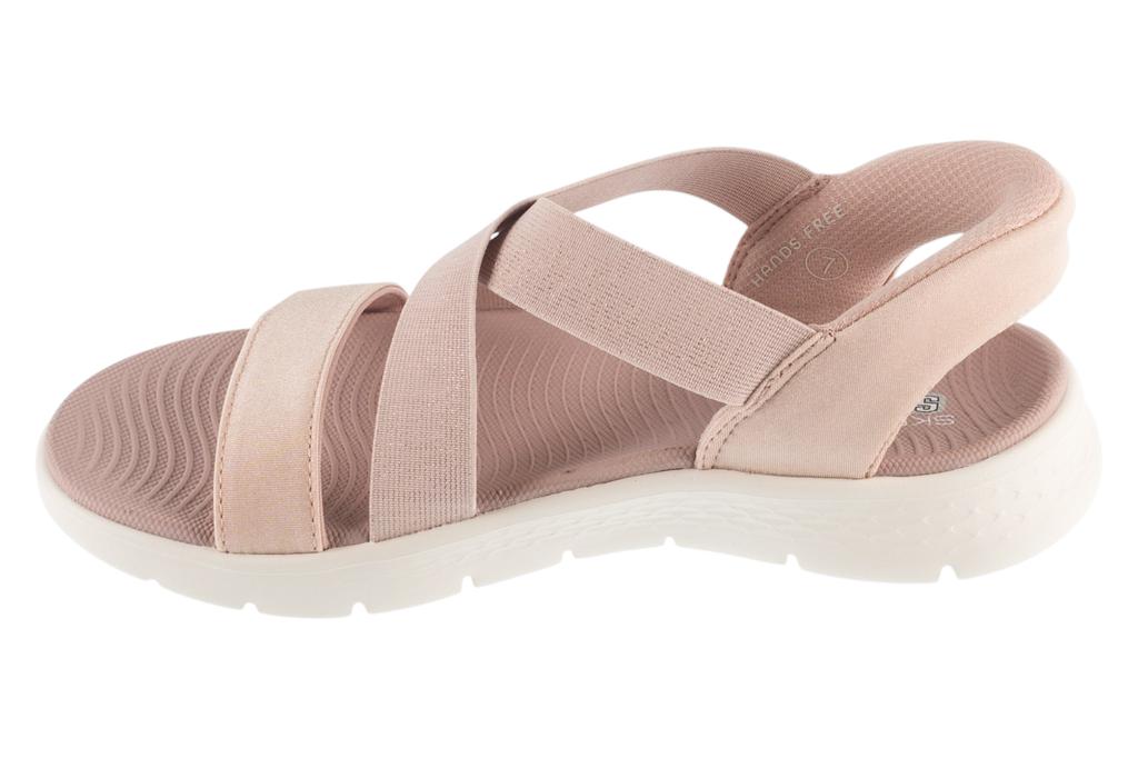 Skechers Slip-Ins: Go Walk Flex Sandal - Glimmer Up, Womens pink Sandals
