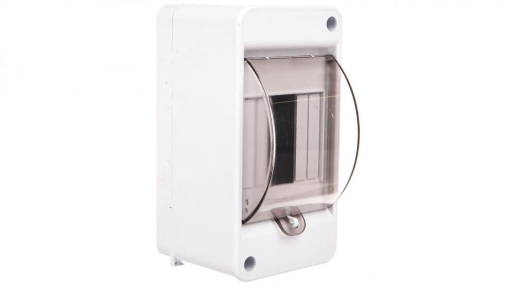 Rozdzielnica Modułowa 1X3 Natynkowa Ip20 Z Klapką Dymną I Zaciskami S-3+Szybka+N+Pe 8005813 Ene-00351