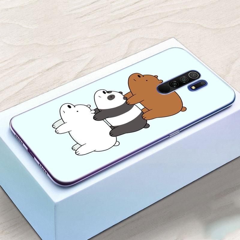 

Забавный мультяшный медведь силиконовый чехол для телефона для Xiaomi Redmi Note 10 9 Pro Max 10S 9S 8T 8 8A 9 9A 9C 9T K40 Pro 5G мягкая обложка Redmi 9