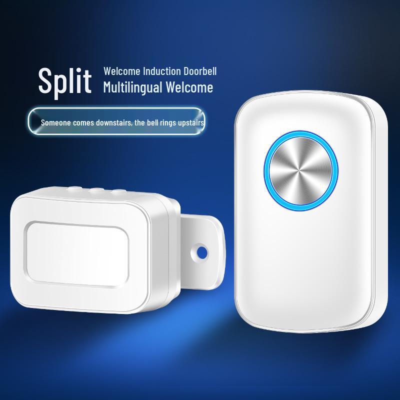 Welcome Sensor Doorbell with Voice Alert for Shop Entry