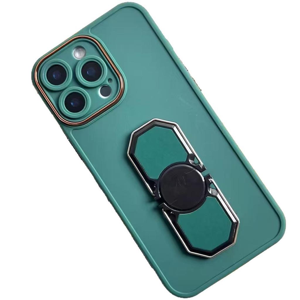 IPhone16 Matte Fulcrum Shell Suitable for Fine Hole Full-inclusive Apple 16promax Invisible Bracket Protection Case