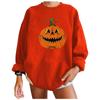 Halloween Long Sleeve Women's Sweatshirt Drop Shoulder Long Sleeve Women's Padde