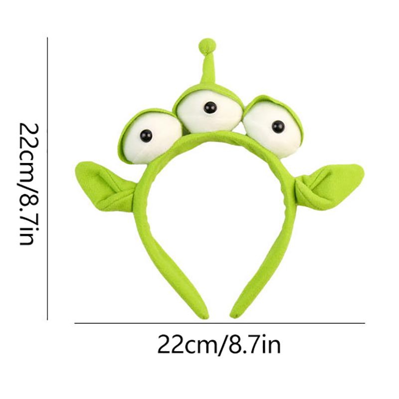 1/2 buc. Bandă extraterestre cu trei ochi, monstru de Halloween de pluș, accesorii pentru pălărie, pentru petreceri tematice, fete și copii