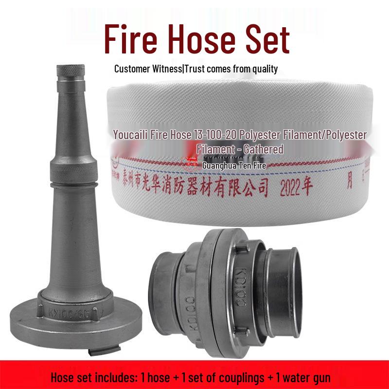 Polyurethane High-Pressure Fire Hose Type 13 for Agricultural Irrigation, 3 & 4 Inch Sizes