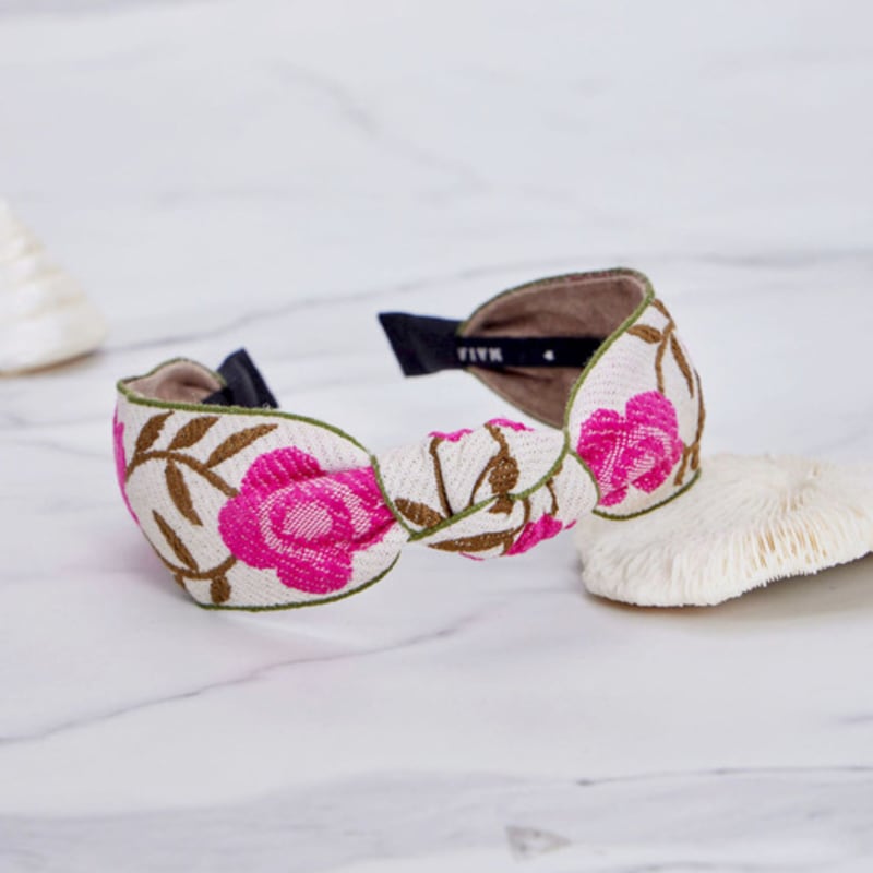 

MAIA Повязка на голову Vine Rose Флуоресцентная - Розовая pink