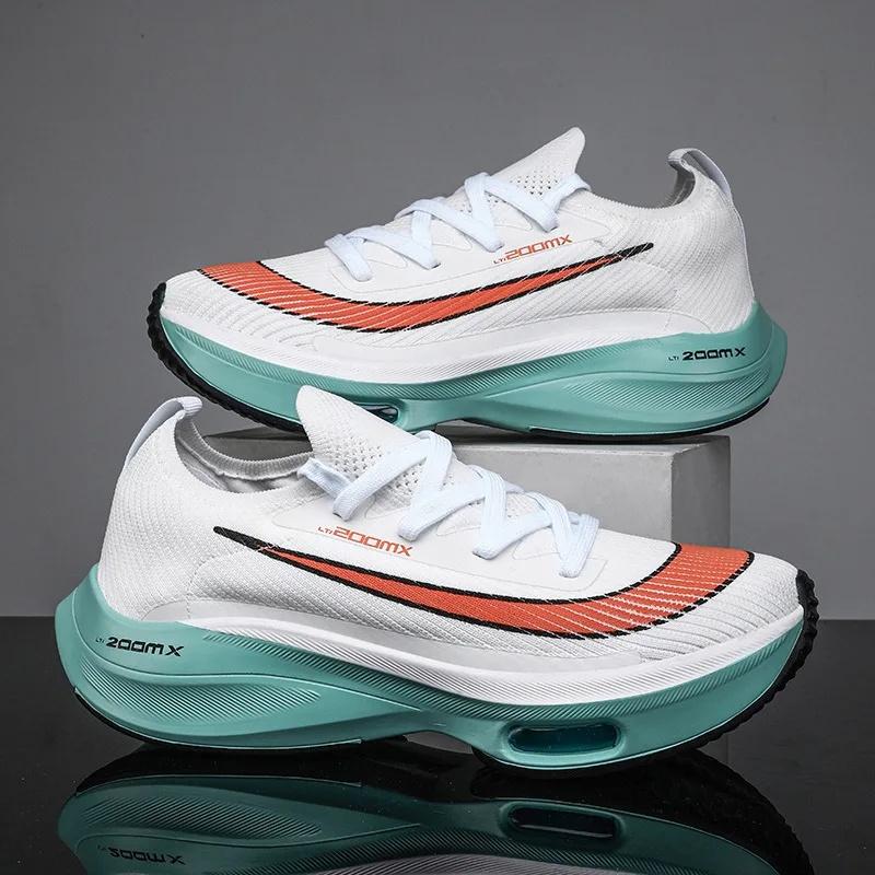 Ultra-Light Men's Running Shoes Breathable Mesh Outdoor Sports Sneakers Low Top Spring Autumn Summer Fashionable Running Footwea