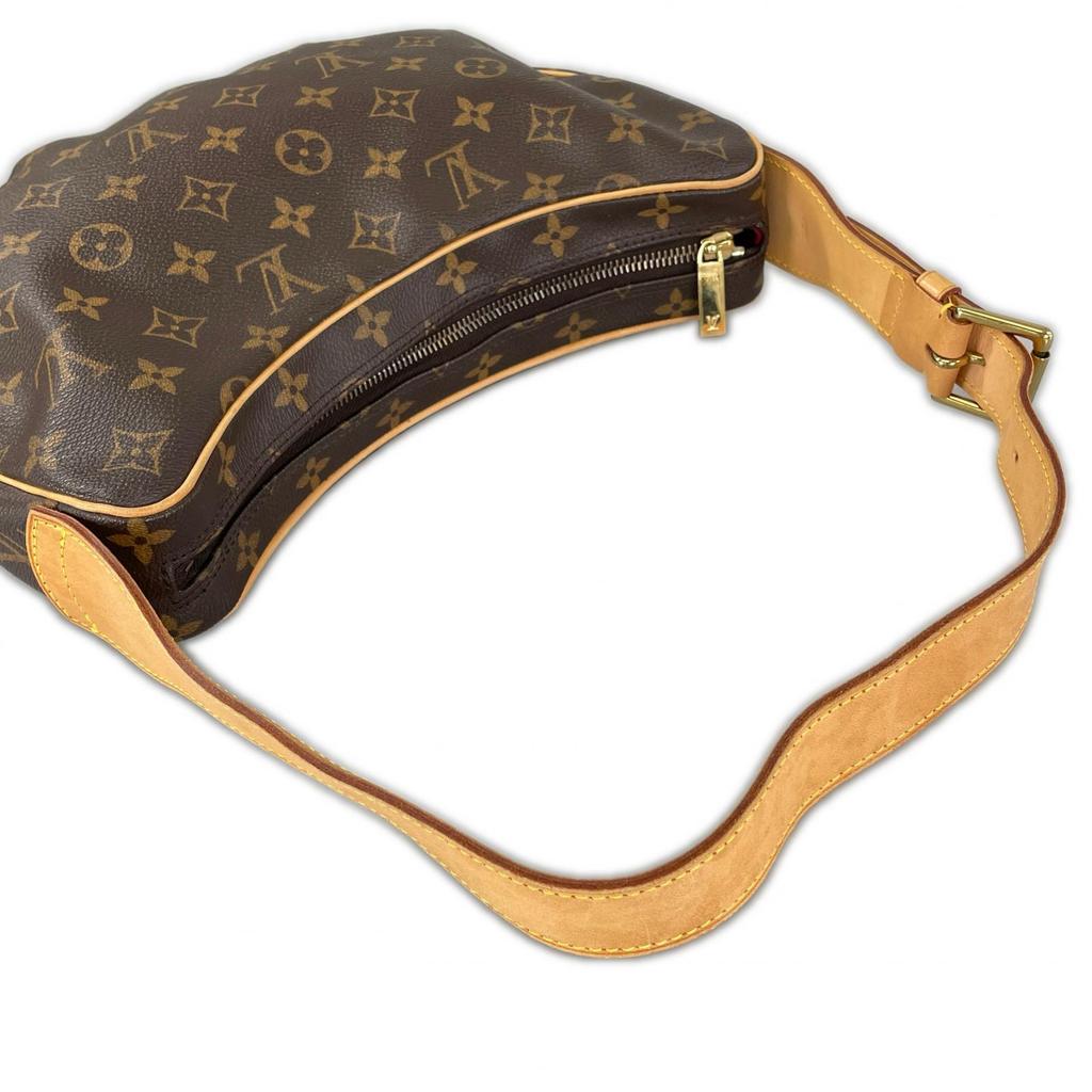 LOUIS VUITTON Croissant MM M51512 Shoulder Bag Brown Women used