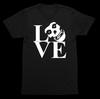 Misfits LOVE Parody Crimson Ghost Punk Rock Band Logo Graphic SHIRT