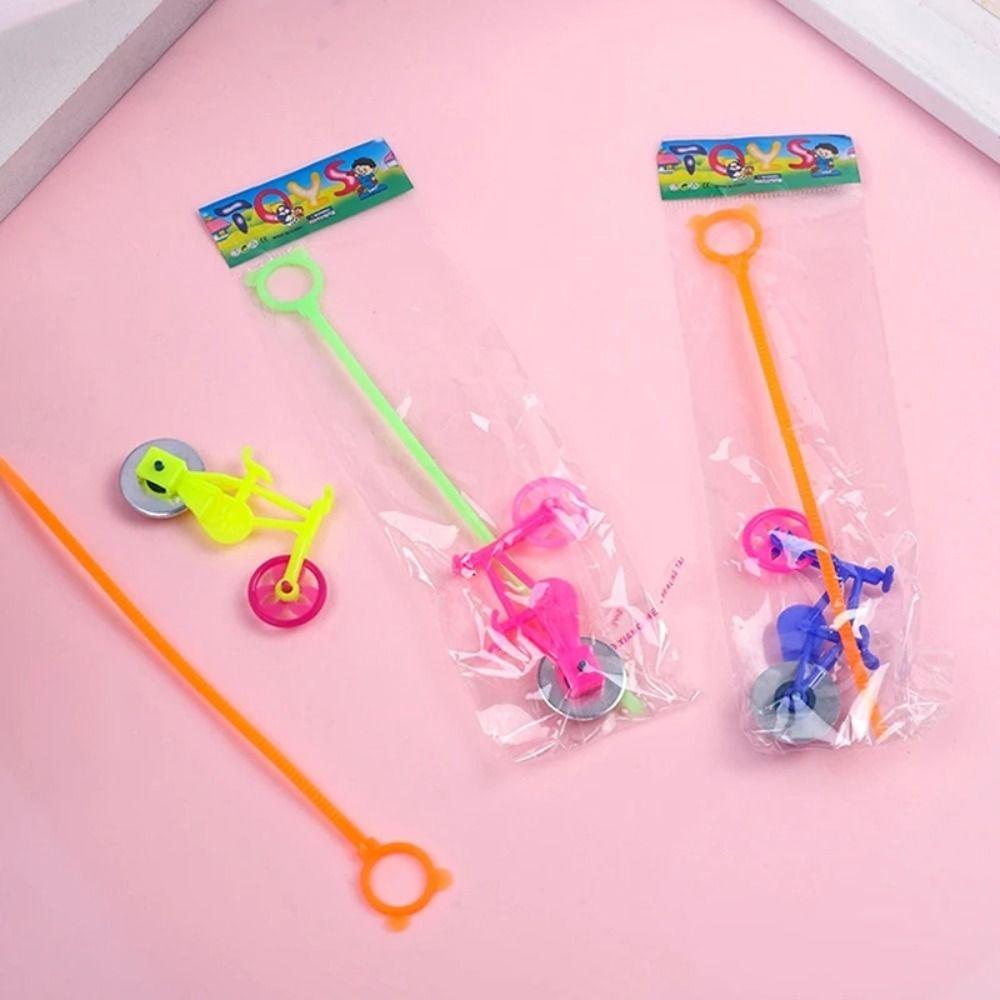10pcs/set Pull Line Toy Mini Pull Line Bicycles Motorcycles Outdoor Games  Children Gift