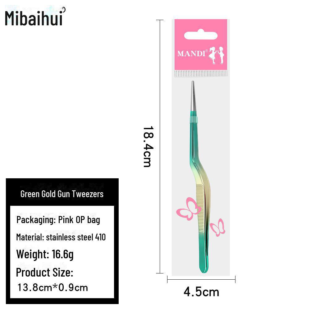 Baby Ear and Nose Cleaning Tweezers - Thickened Earwax and Navel Clip for Children