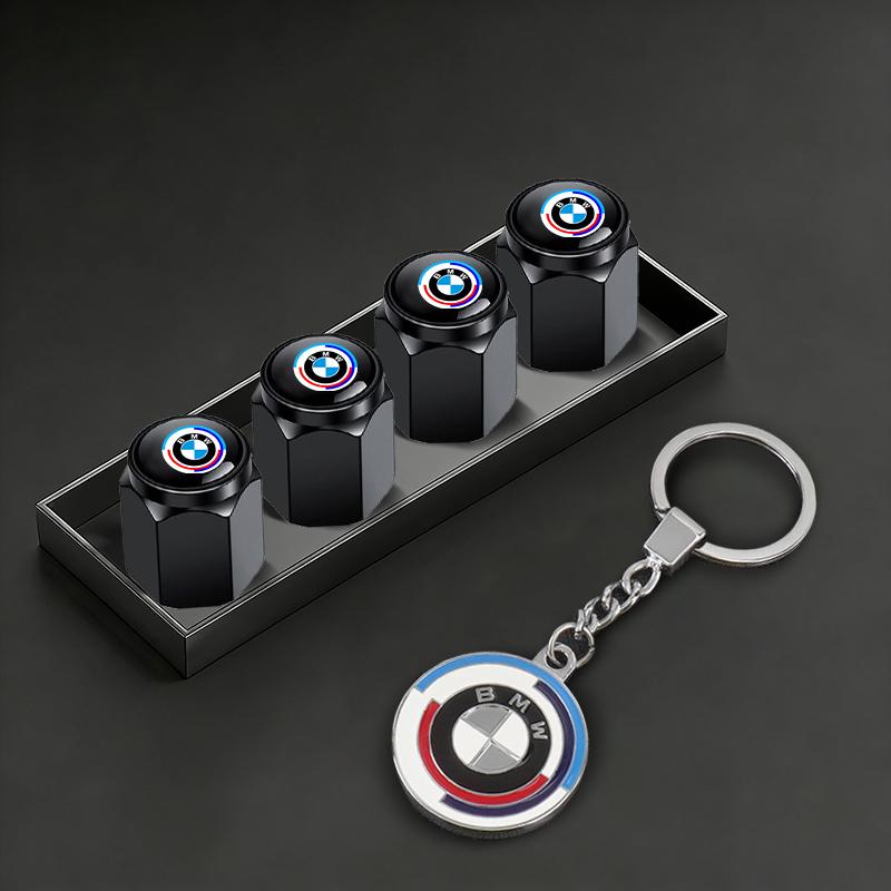 Car Tire Wheel Valve Caps Cover Metal Car Keychain Keyring For BMW i7 X7 G07 LCI iX I20 X1 U11 3 5 7 Series G70 G09 XM Accessory ZX2