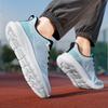 Men’s Black Sports Shoes White Running Sneakers Summer Breathable Shoes Students Over Sized Jogging Shoes Light Weight