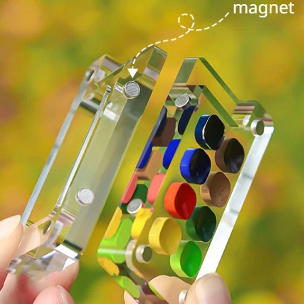 Mini Paint Pigment Box 8/15 Grid Empty Paint Box Art Supplies Watercolor Paint Palette Student