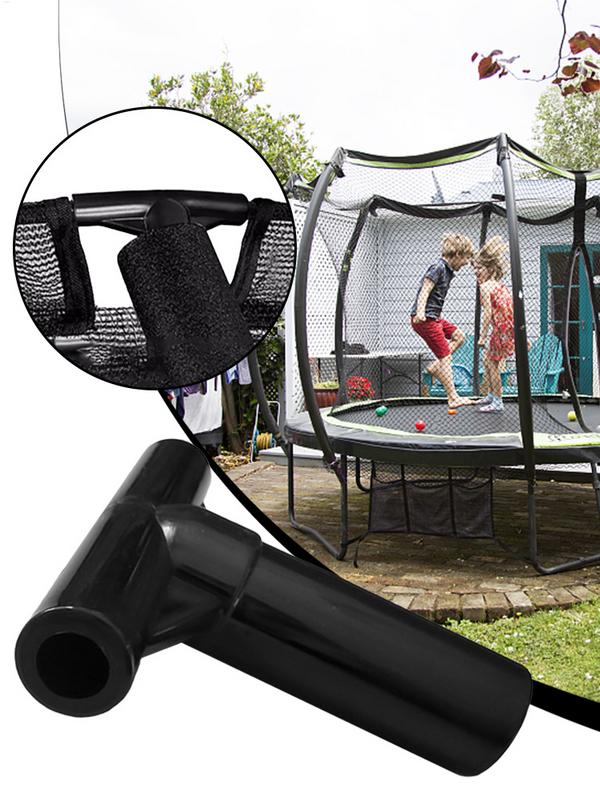 Trampolin T-Stück Teile Trampolin Stangenkappen Expansionsfittings Schutzrohr Schnellverbinder Für Trampolin Sicherheitsnetz