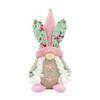 Festival Handmade Rabbit Bunnies Gnomes Dwarf Elf Plush Dolls Easters Decoration for Tabletop and Book Shelf Display