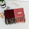 Scarf Women'S Winter Imitation Cashmere Scarf Dongdaemun Plaid Scarf Autumn Scarf