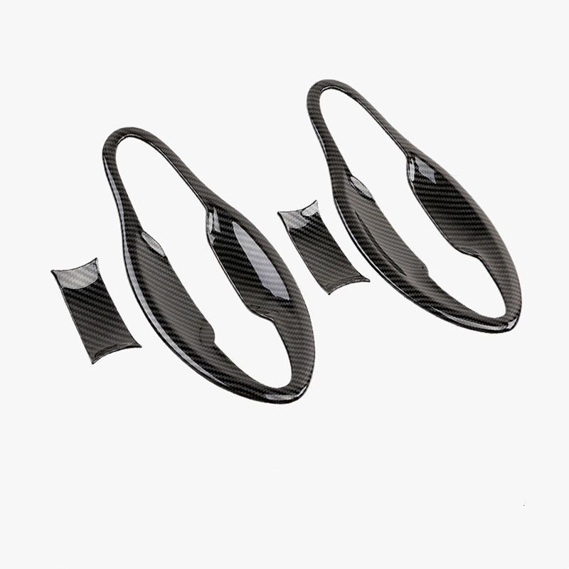 Car Door Handle Cover For Honda HR-V HRV VEZEL 2014- Carbon Fiber Chrome Trim Styling Decoration Accessories