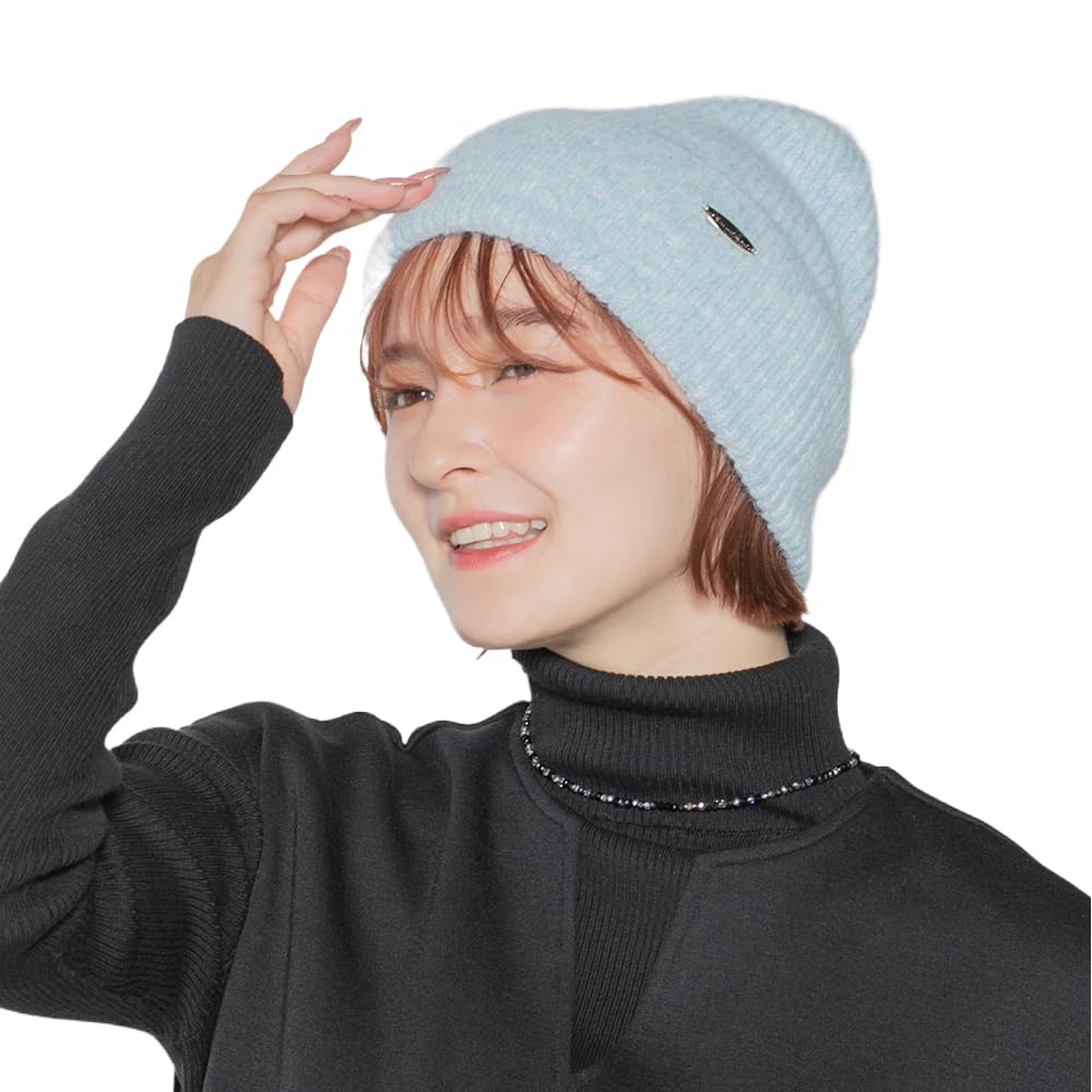 

ICHIYON Часы-шарм Вязаный Однотонный Товар [14+ ПЛЮС] Шапка, Женский, Осень/Зима, Цвет, Код 103827-181-100 синий