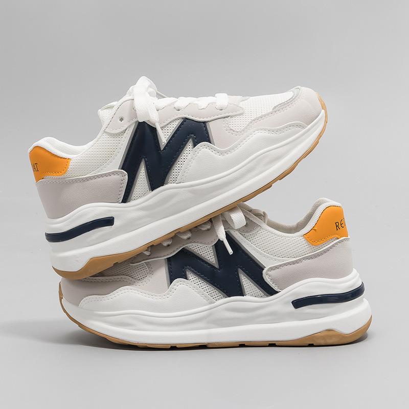 Ins Korean Version of Thick-soled Heightening Breathable Running Sports Shoes Summer New Dad Shoes Women's Little White Shoes Women's A1835
