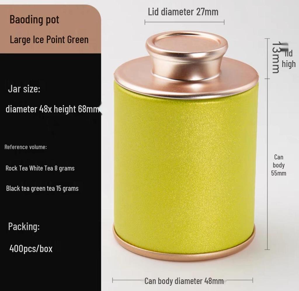 Compact Sealed Tea Canister for Single Brew - Portable and Reusable