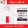 Kaisheng Round Pre-insulated Copper Terminal Lug RV1.25-3.5-4-5-6-8-10-12