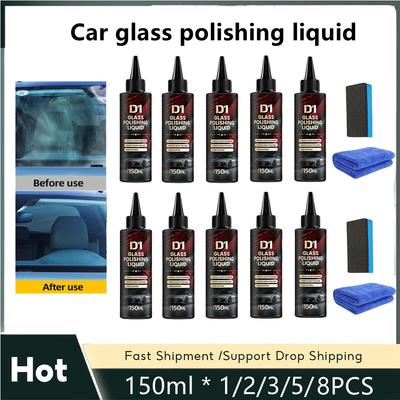 Glass Polishing Paste High Gloss Film Remover Ceramic Coating Liquid Glass Car Body Polish Spray Windshield Shine Cleaner