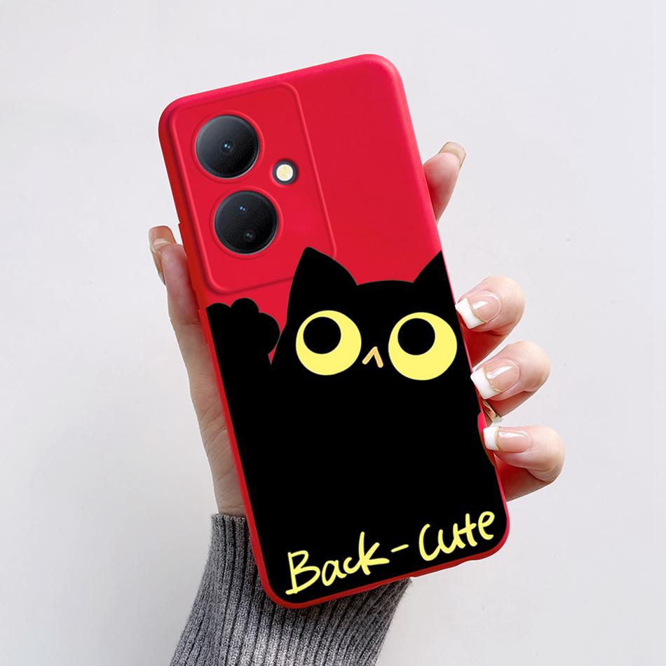 For Vivo V29 Lite 5G Case VIVOY78 Y 78 6.78'' Soft Cartoon Bear Frog Silicone Back Covers For Vivo Y78+ V29 Lite 5G Phone Cases
