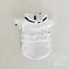 Pet Spring and Autumn Winter Base Shirt Collar Strap Versatile Flying Sleeve Base Shirt Dog Tank Top Dog Clothes for Small Dogs