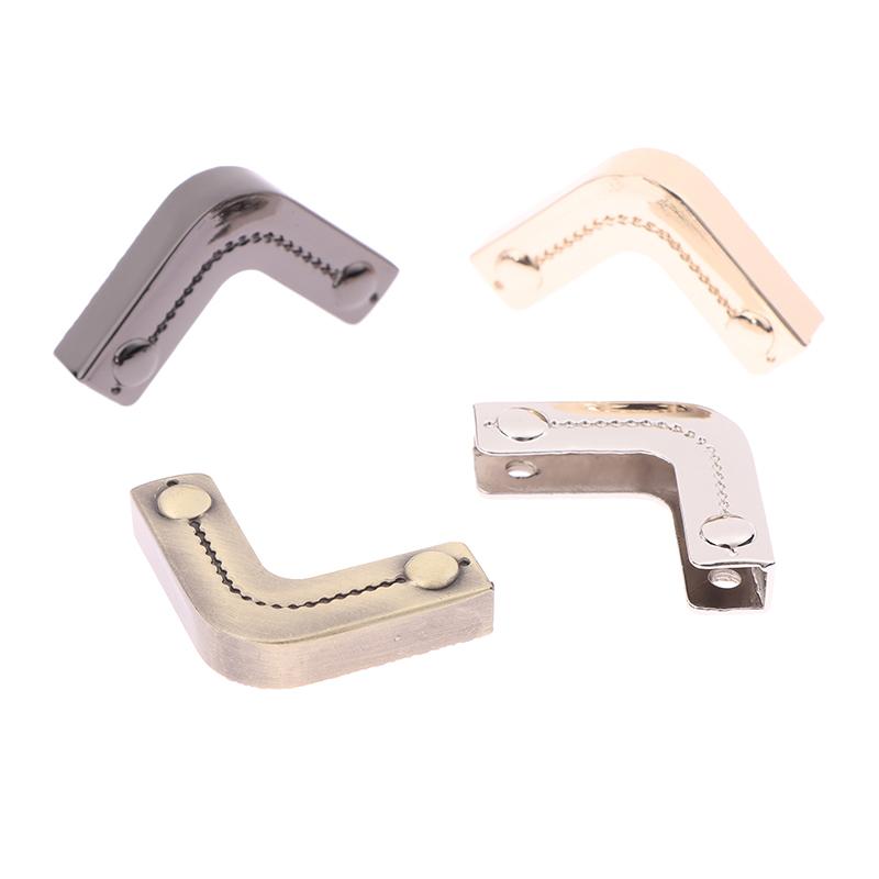 1Pc Metal Bag Corner Corners Decor End Clip Edge Banding Bag Accessories Leather Decorative Corner Banding Decorative Strips