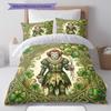 IT Pattern Bedding Quilt Set Quilt Cover Pillowcase Home Decoration Birthday Gift (1 * Duvet Cover + 2 * Pillowcase, Without Core)