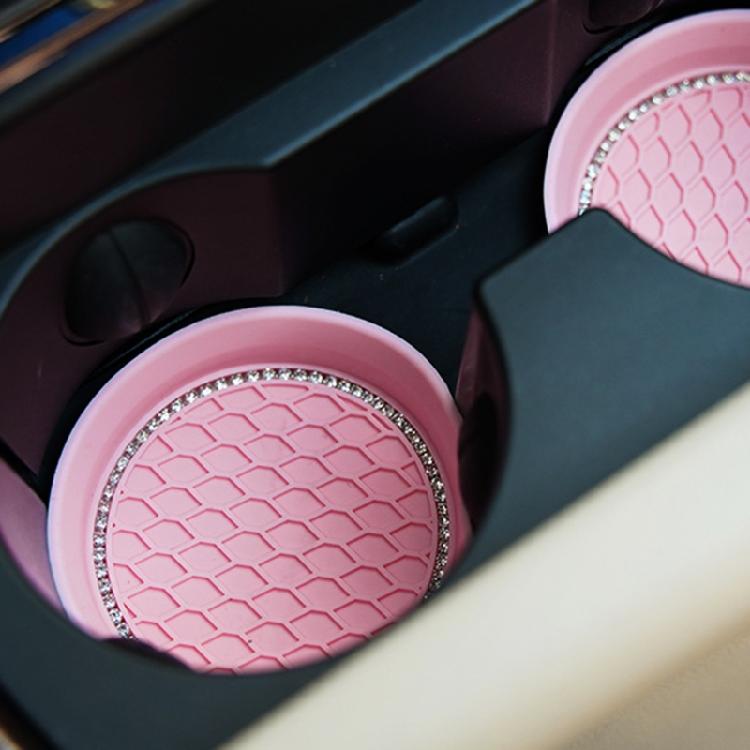 Cup Holder Pad Rhinestones Cup Holder Mat Bottle Holder Insert Coasters