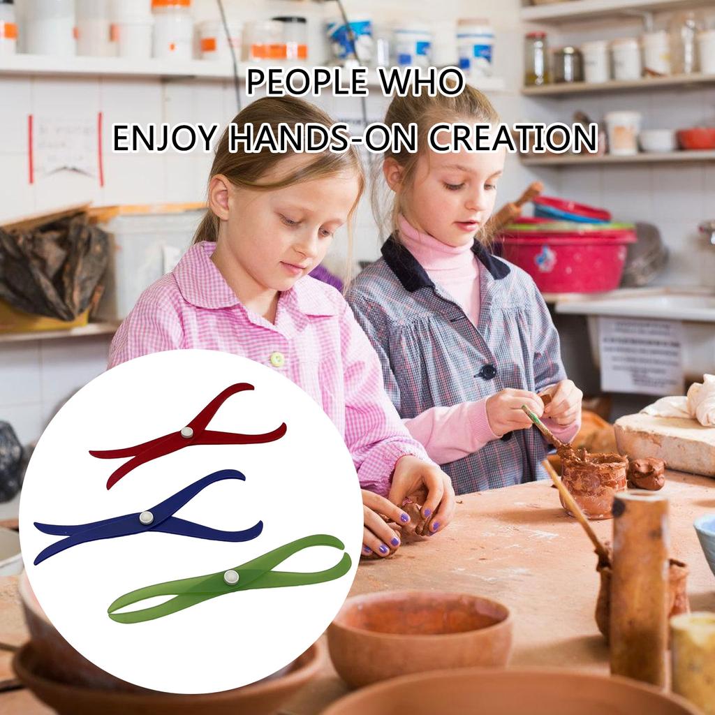 8" Length Bent Leg Acrylic Caliper Clay Sculpture Measuring Pottery Tool for Carving Shaping Clay Sculpture Modeling