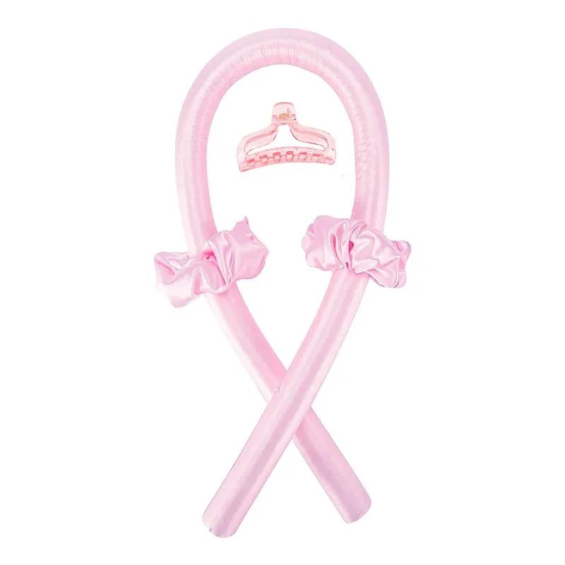 Sleep Styling, No Iron, No Injury, Hair Curling Stick, Foam Stick, Hair Clip, 4-piece Hair Loop, Fluffy Big Wave Hair Curler