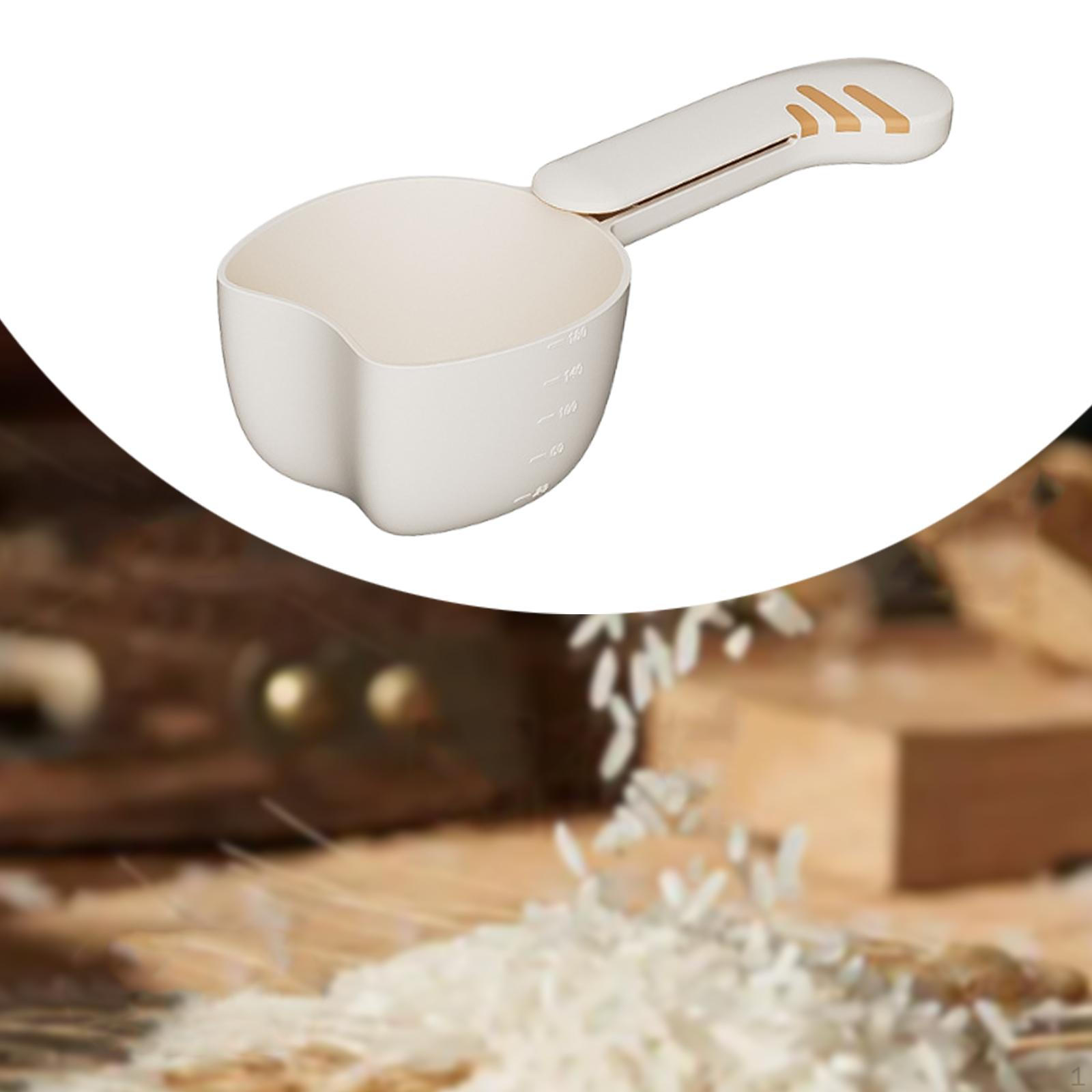 

Flour Scoop Cereal Dry Food Candy for Pantry Buffet Commercial білий