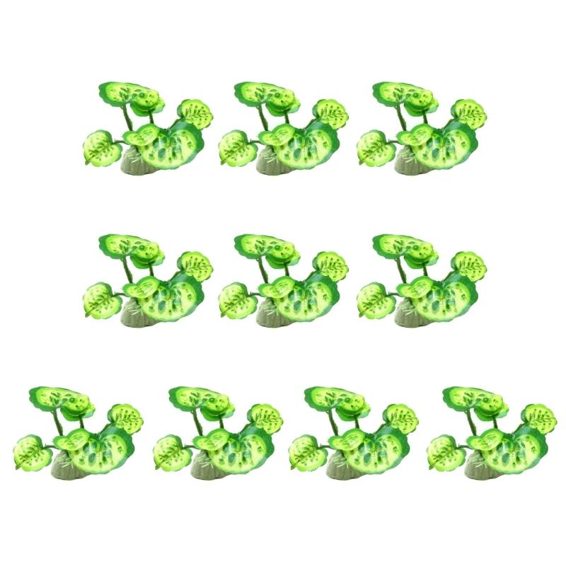 Fish Tanks Life Like Artificial Plant Aquatic Decoration Aquariums Decor FishTank Ornament Freshwater Landscaping 10PCS