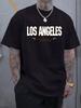 Los Angeles California Graphic T-shirt - Casual Crew Neck