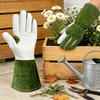 LonSleeved Leather Gardening Gloves With Stab Resistant Needles Are Used For Gardening Pruning, Yard Work, Planting, And Farming