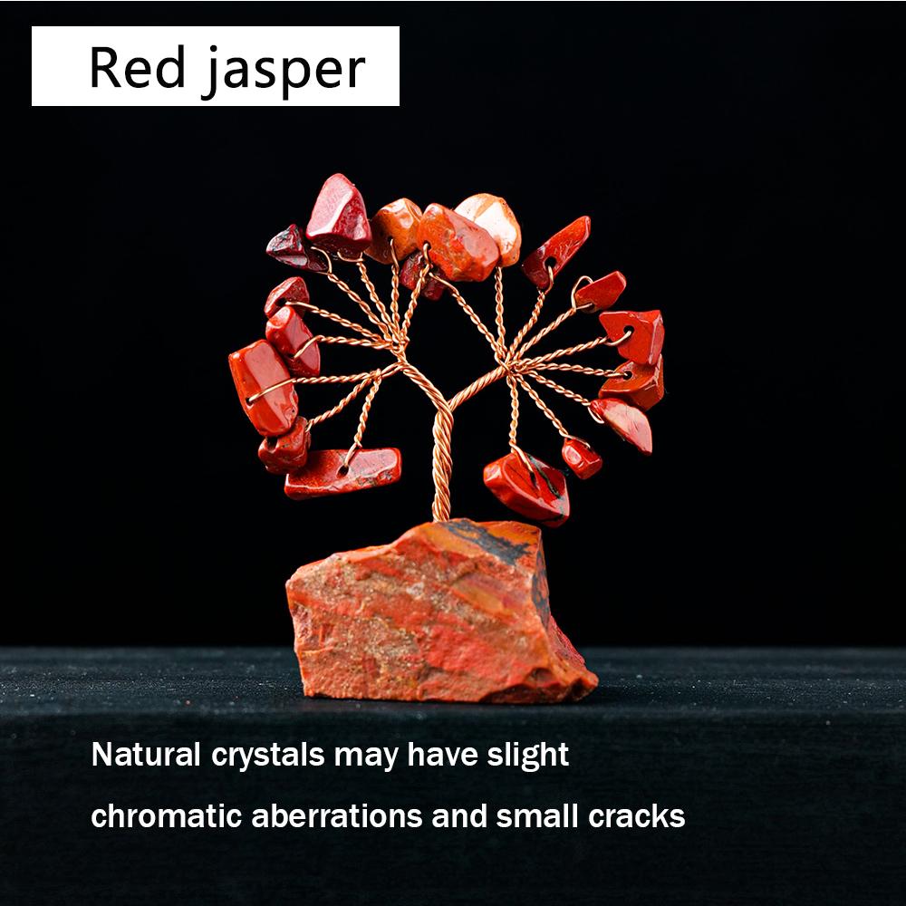 

1pc Natural Crystal Crushed Stone Tree Crystal Original Stone Base Flower Tree DIY Handmade Home Decoration Ornaments decoration 1pc