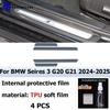 For BMW Series 3 G20 G21 2024-2025  Automotive Interior Center Console Protection Sticker LCD Display Matte TPU Protective Film