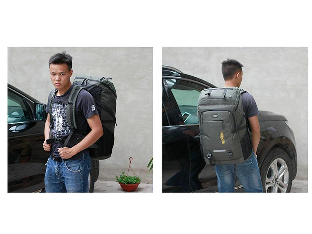 Xin Bisheng 80L Large Outdoor Hiking Backpack for Travel and Laptop Storage