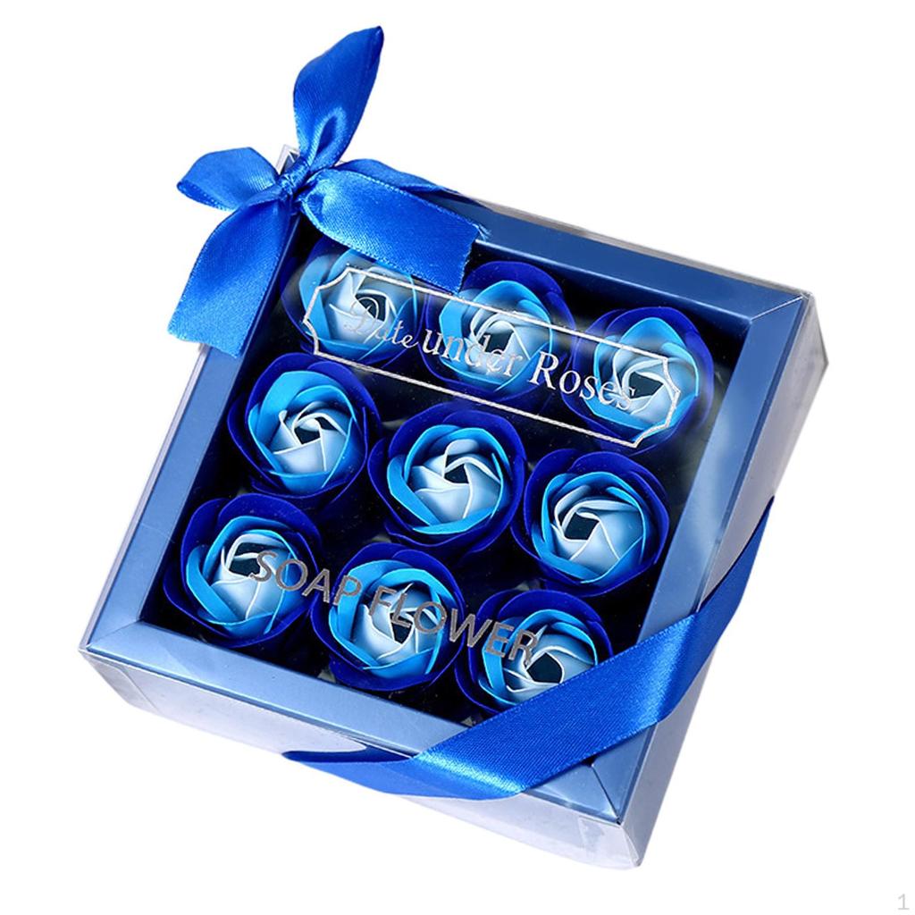 Kunstbloem Rozen Zeep Set in Cadeaubox Jubileum Zachte Aanraking Valentijnsdag voor