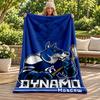 FC Dinamo Minsk Blanket Flannel Blanket Soft Cozy Plush Throw for Sofa Bed Lightweight Home Decoration Gifts for Christmas Various Holidays