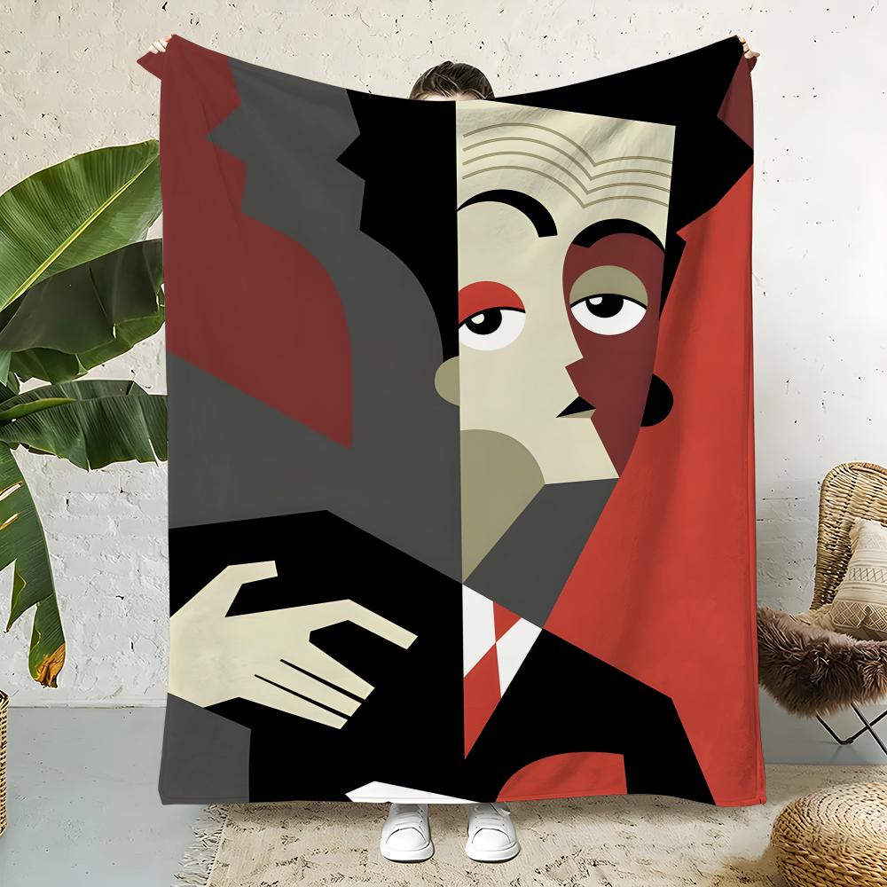 Artist E-Egon Schiele Throw Flannel Throw Blanket,Bed Home Office Nap Blanket Travel,Camping,Picnic Blanket Soft Decor