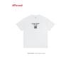 Unisex Minimalist Letter Barcode Print Heavy Cotton T-Shirt - Trendy Summer Short Sleeve Design
