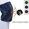 Electric Heating Knee Pads USB Hot Compress Insulation Heating Knee Pads to Improve Cold Leg Knee Pads