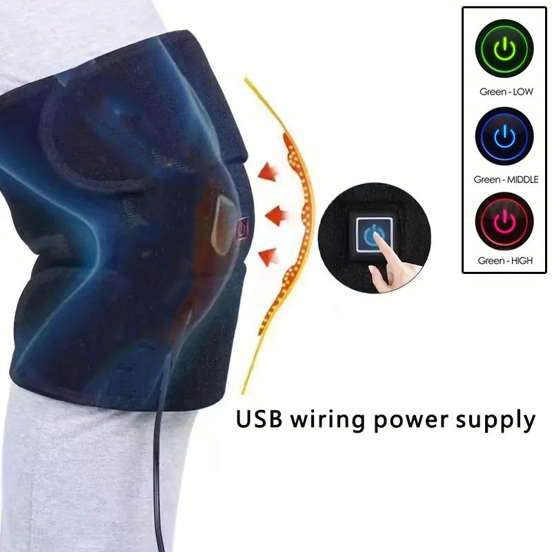 Electric Heating Knee Pads USB Hot Compress Insulation Heating Knee Pads to Improve Cold Leg Knee Pads