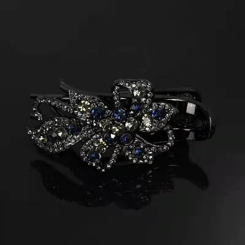 Koreanische Strass-Entenschnabel-Haarspange für Frauen