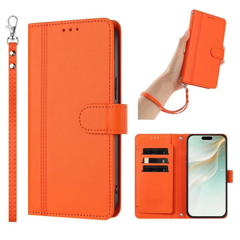 PU Leather Flip Phone Case For Samsung Galaxy S6 S7 Edge S8 S9 Plus S10 S20 FE S21 S22 Ultra Holder 9 Card Slots Wallet Cover