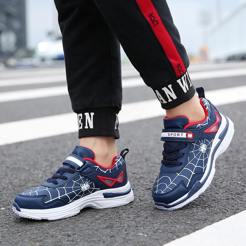 Spider-Man Boys' Sports Shoes - Spring/Autumn 2025 Collection for Primary School Medium and Large Sizes